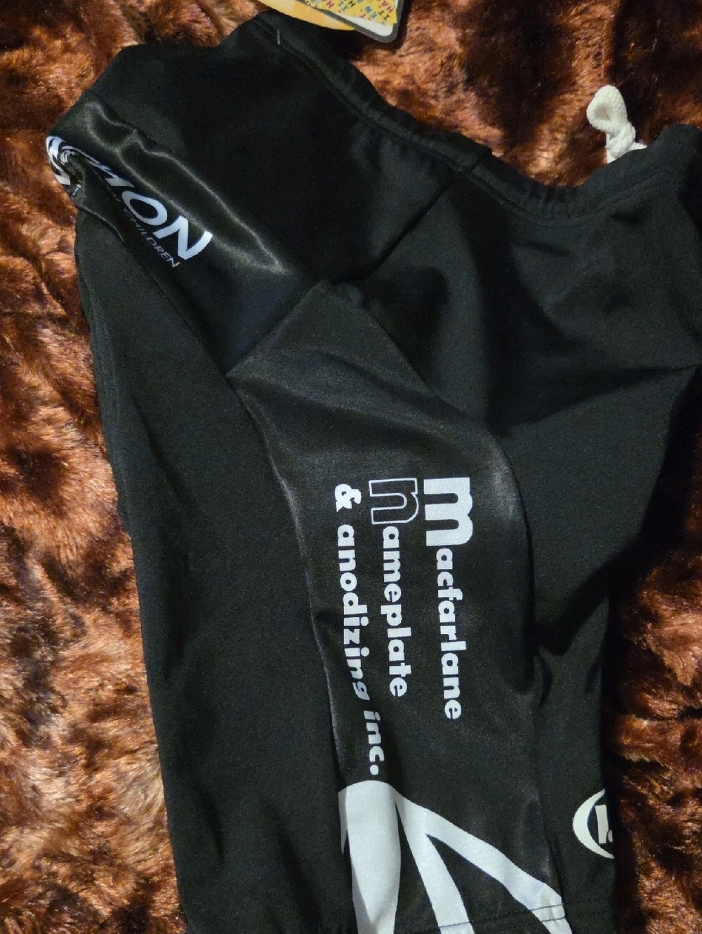 (#70) Mens Louis Garneau Bike Shorts  Black   with White Logo